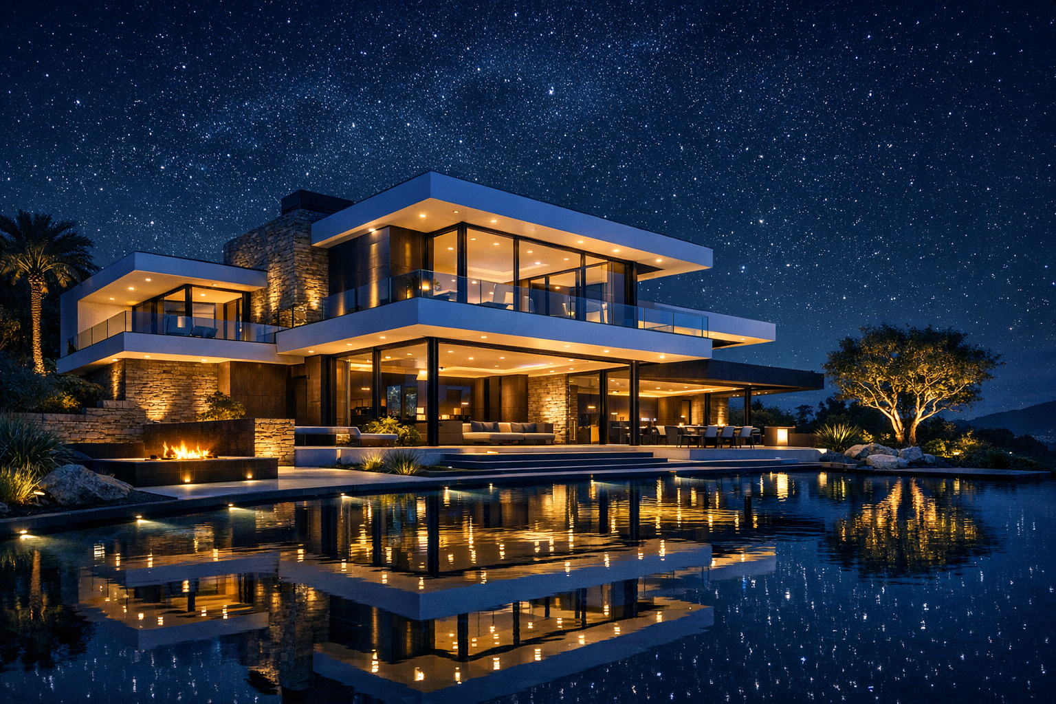 Residencia futurista premium de Black Brother Living